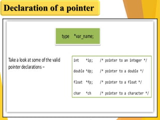 Pointers in C language | PPT