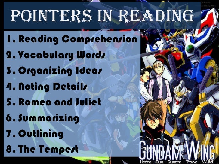 Pointers in Reading and Language
