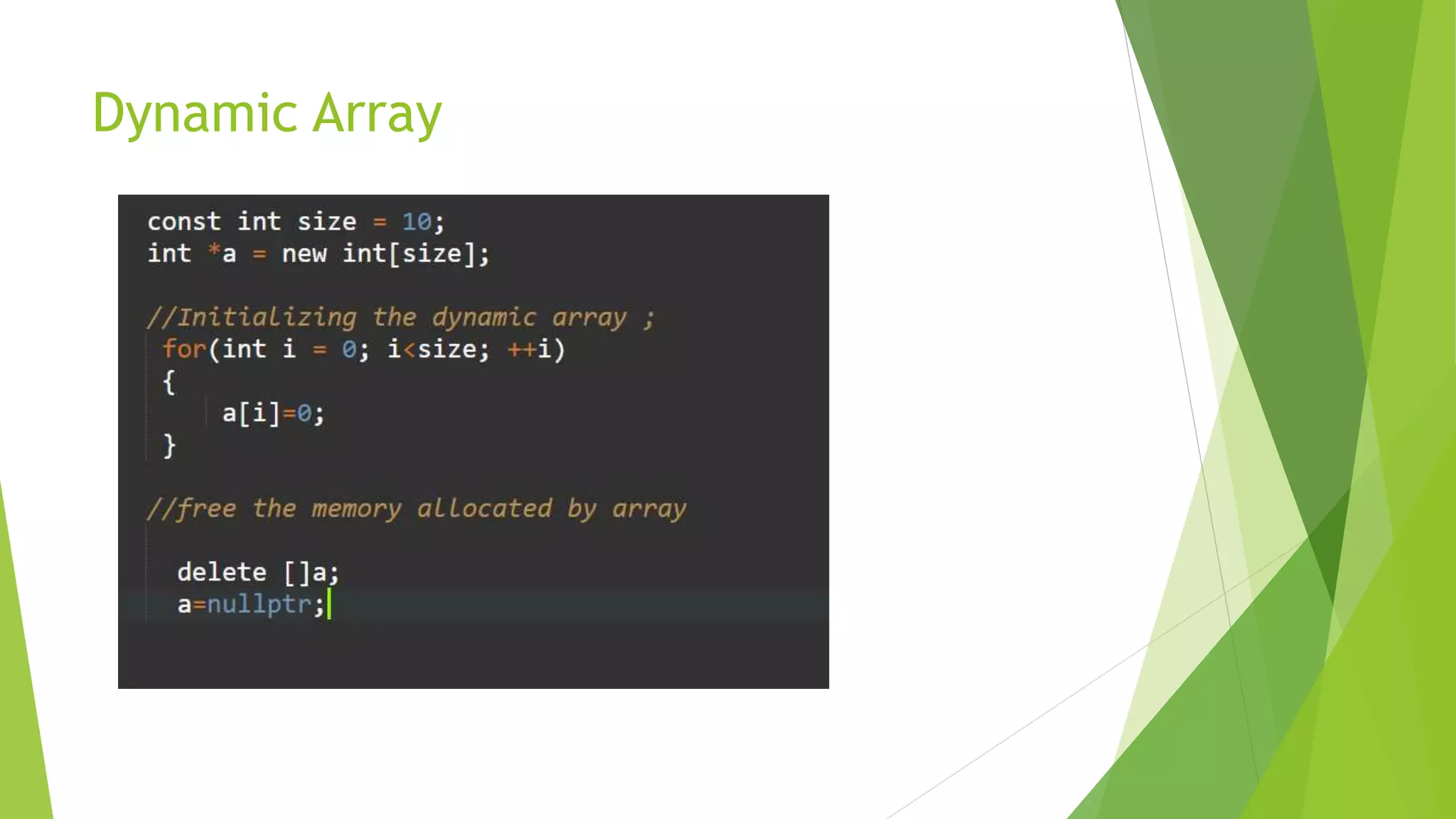 Dynamic Array
 
