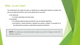 When to use what?
 