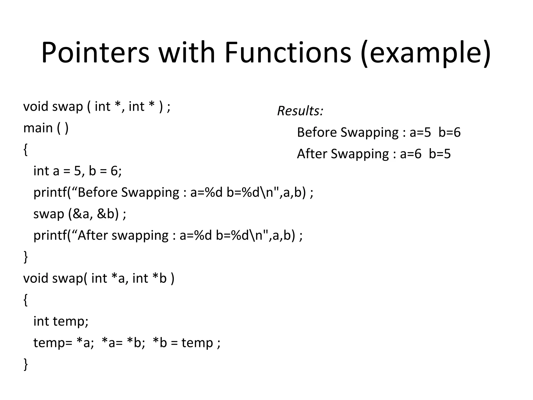 Pointers C programming | PPT