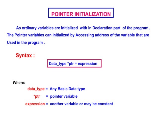 Pointers c programming