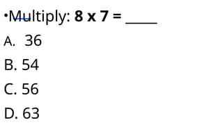 Pointers to Review in. mathematics 5 pptx | PPTX