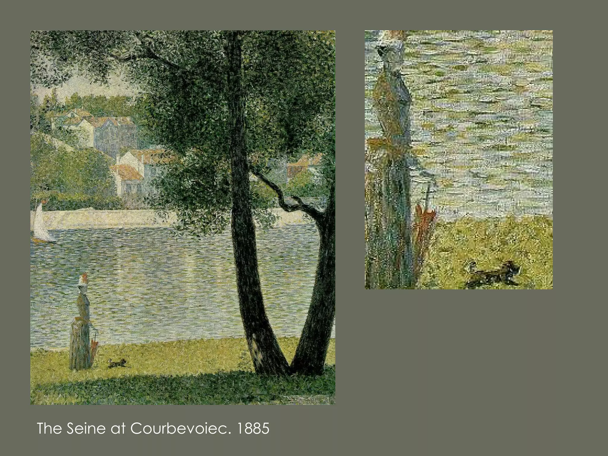 The Seine at Courbevoiec. 1885  