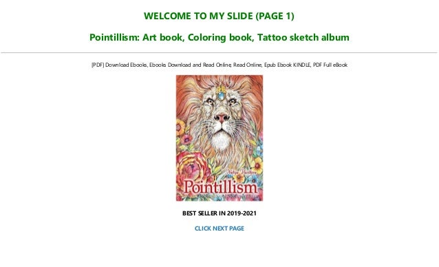 Download Pointillism Art Book Coloring Book Tattoo Sketch Album Ebook Po