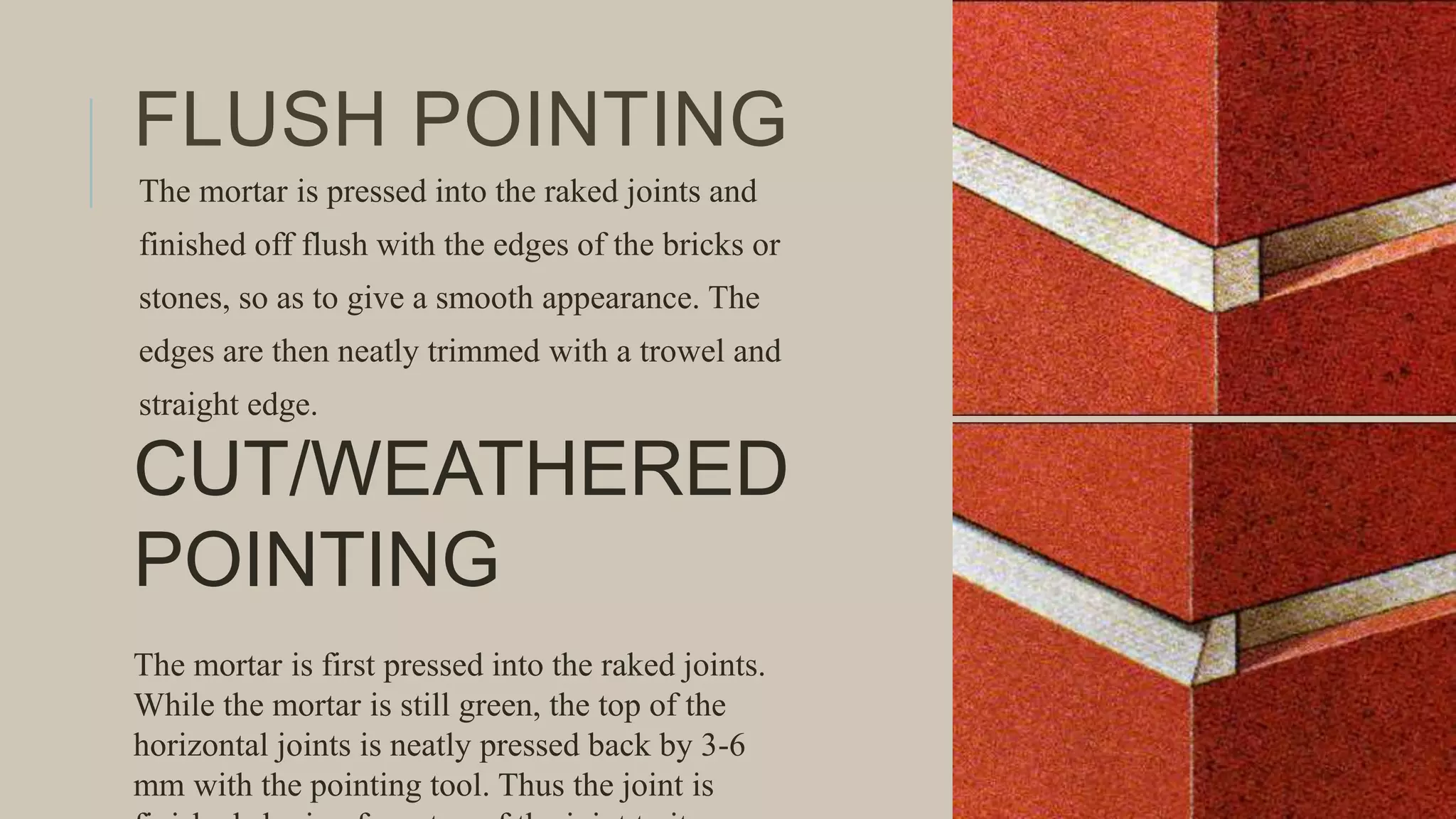 Pointing and finishing | PPTX
