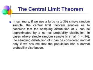 The Central Limit Theorem

 