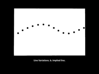 Line Variations. b. Implied line.
 