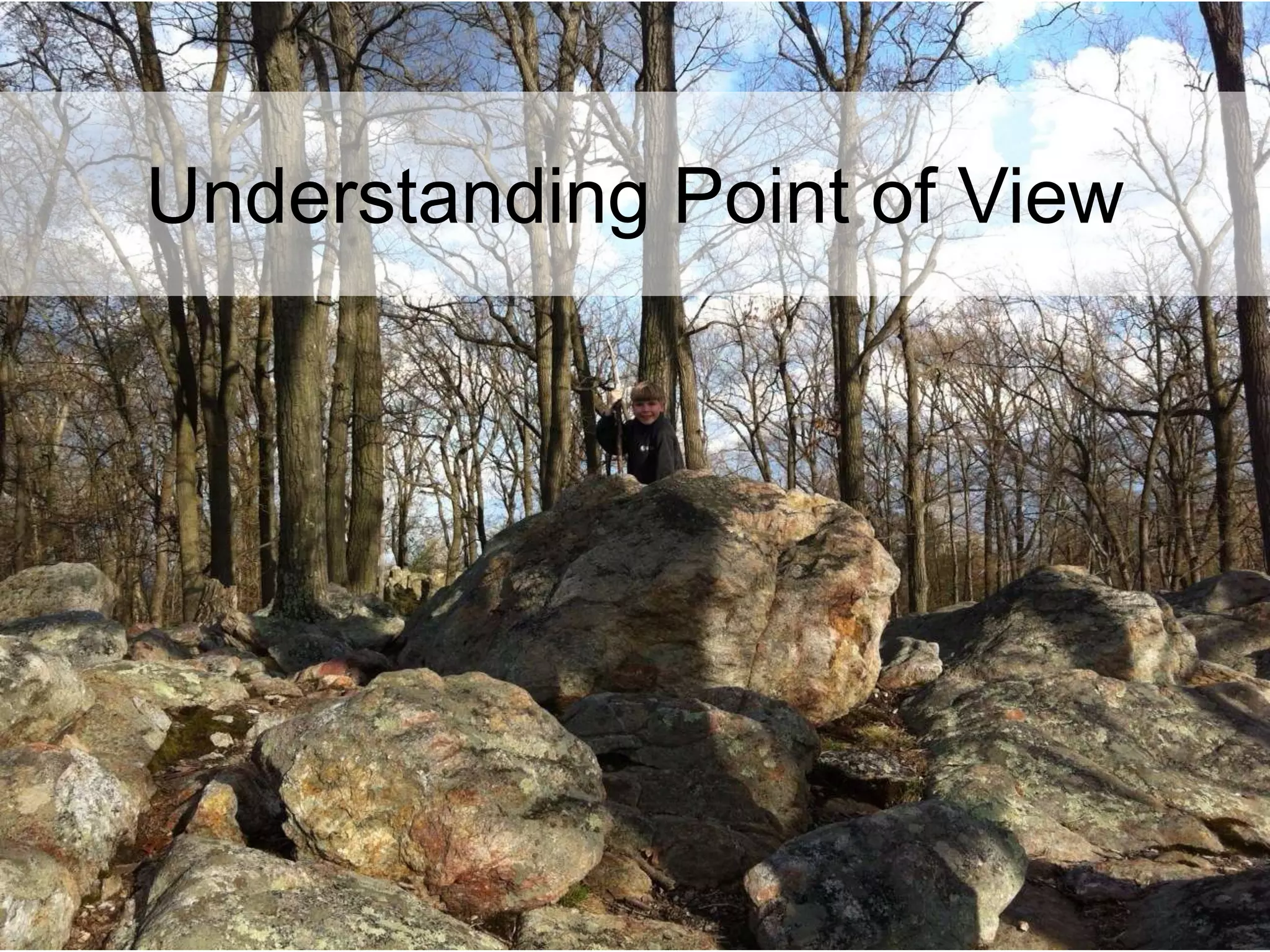 Understanding Point of View 
 