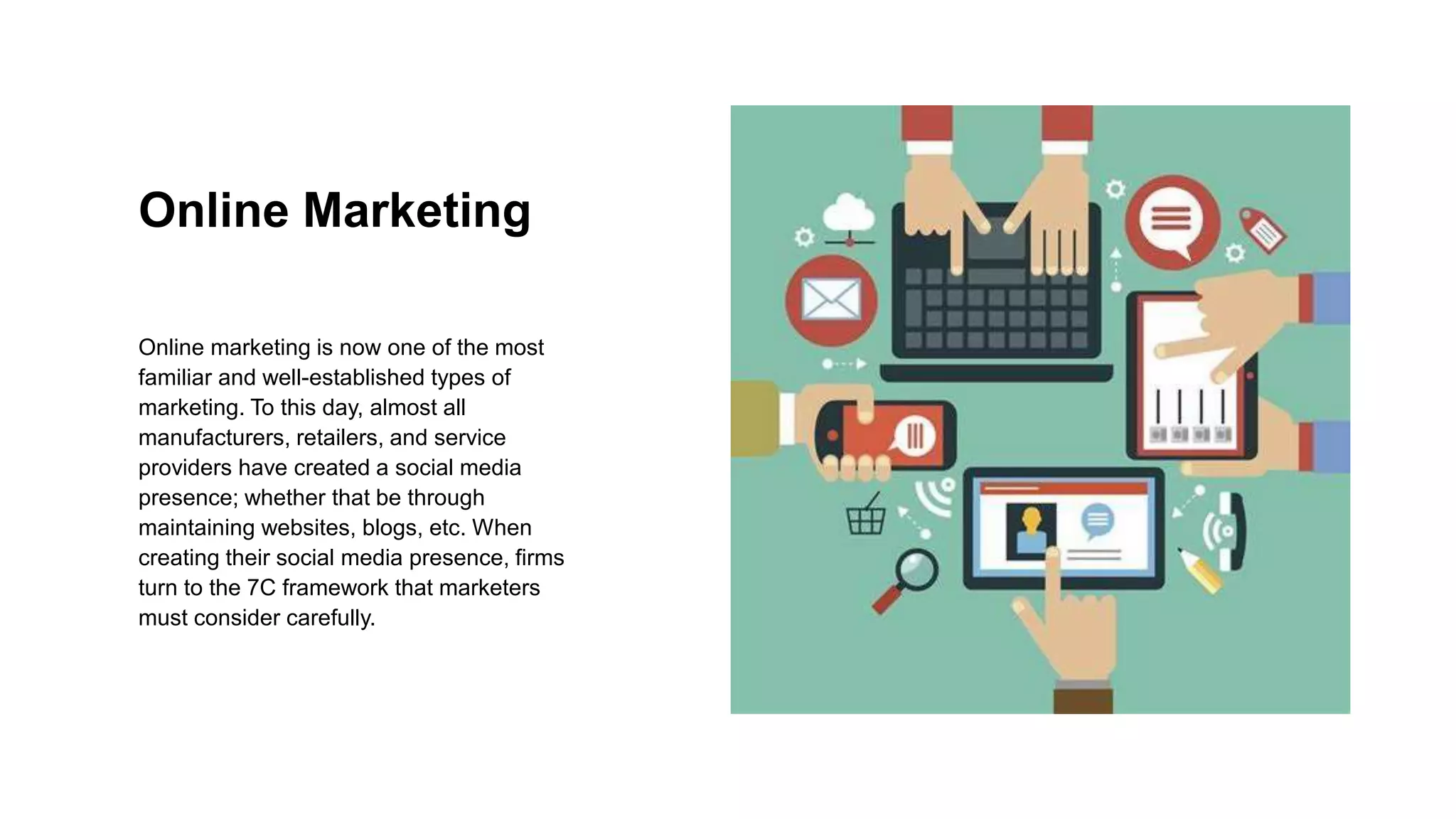 7C Online Marketing Framework | PPT