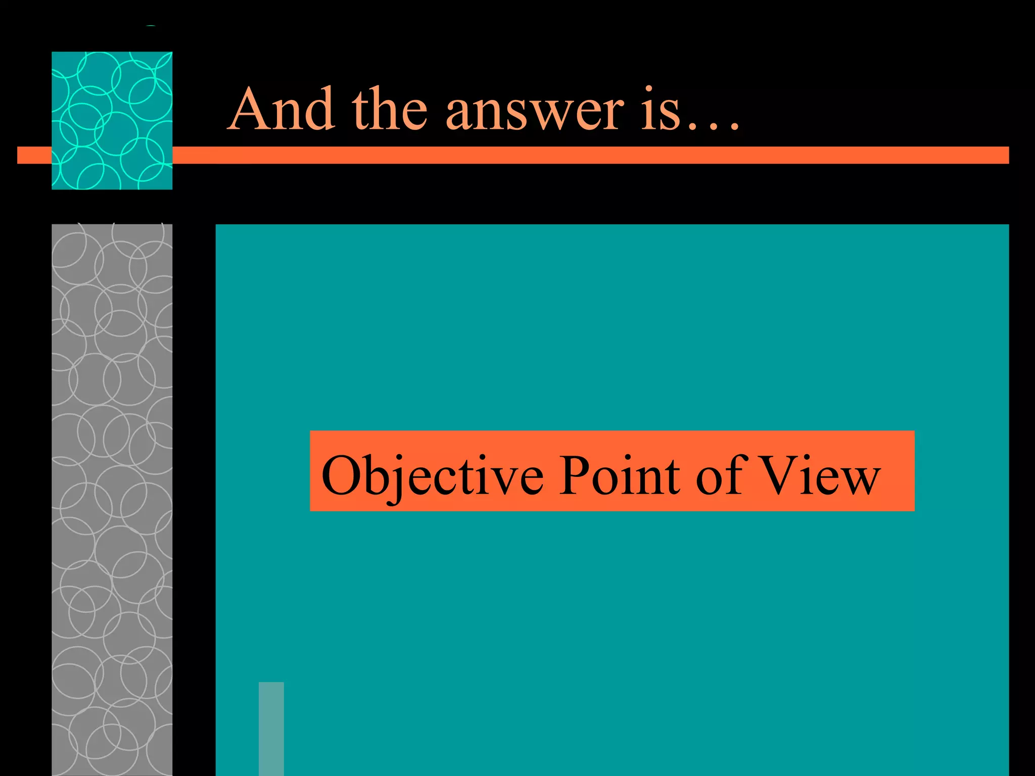 Point of view powerpoint | PPT | Weather | Science