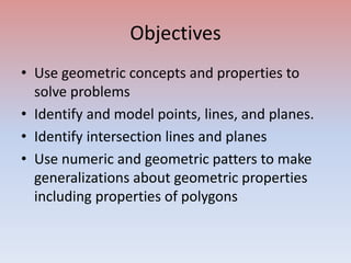 Points, lines, and planes | PPTX