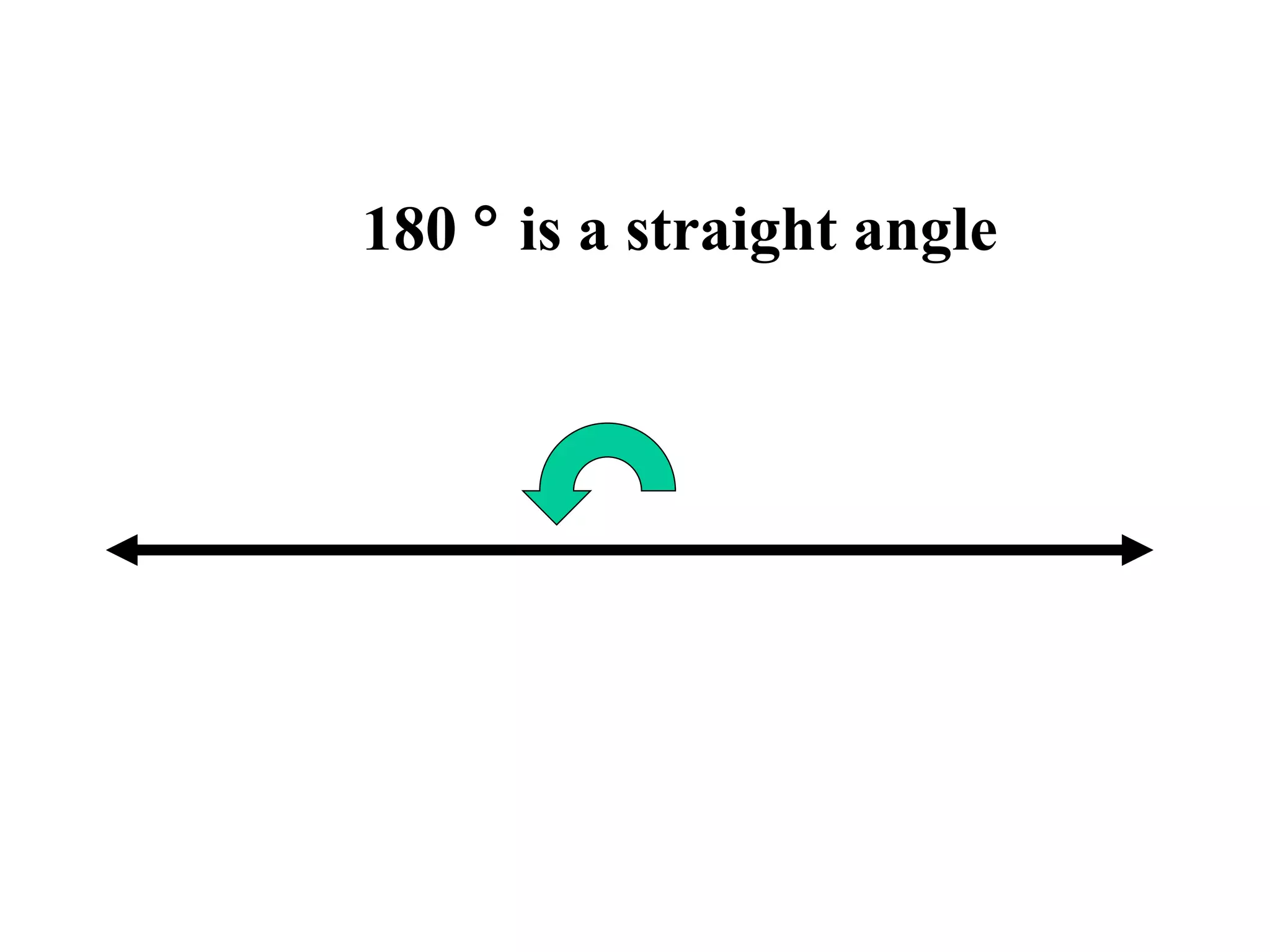180     is a straight angle 