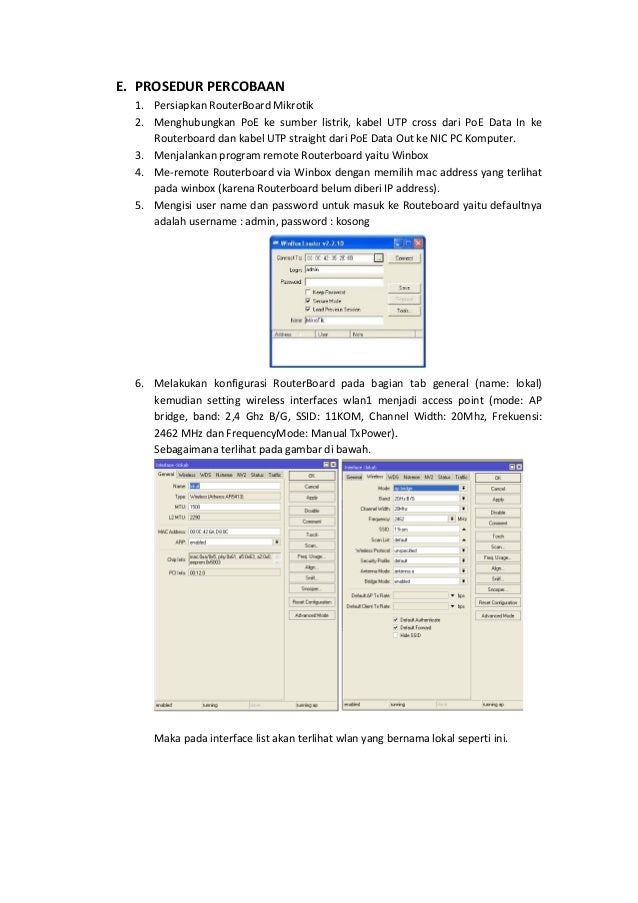 Point To Multipoint Dengan Mikrotik