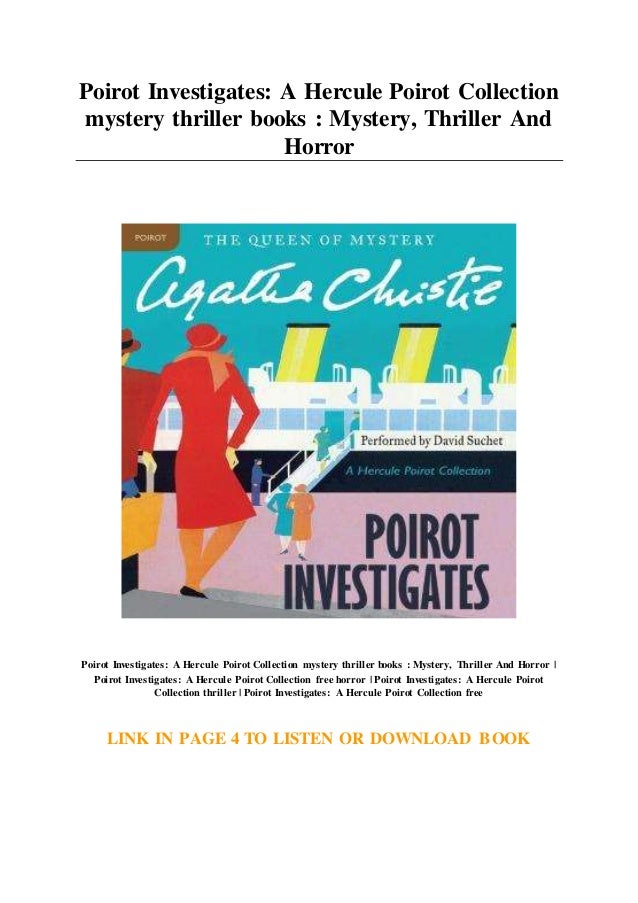 Poirot Investigates: A Hercule Poirot Collection mystery thriller books
