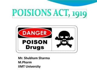 Mr. Shubham Sharma
M.Pharm
IIMT University
 