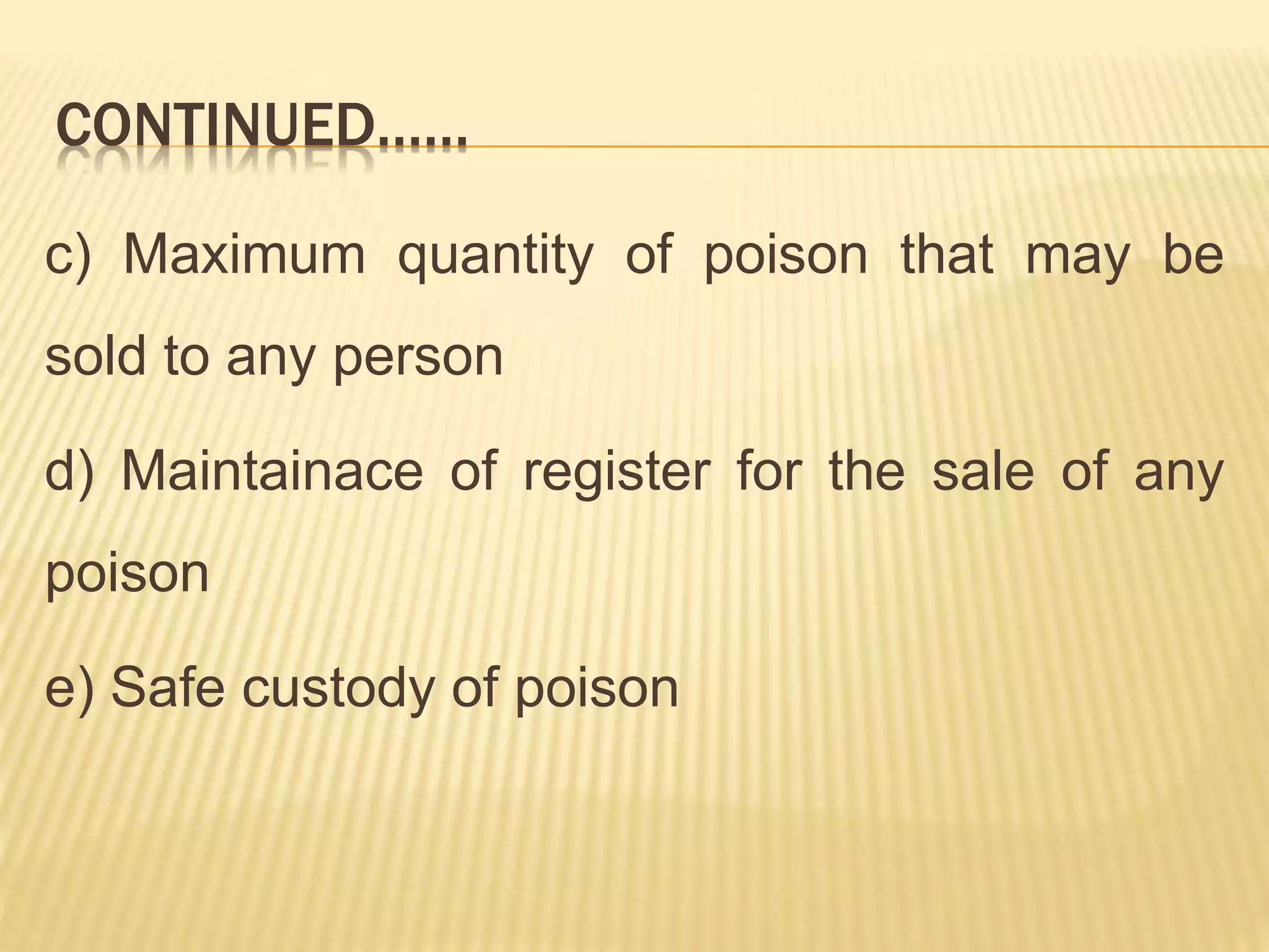 Poison Act 1919 PPT poison-act-1919-ppt