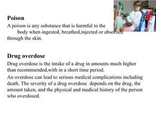 poisoning and drug overdose.pptxbbbbbbbbbb | PPTX | Substance Abuse ...