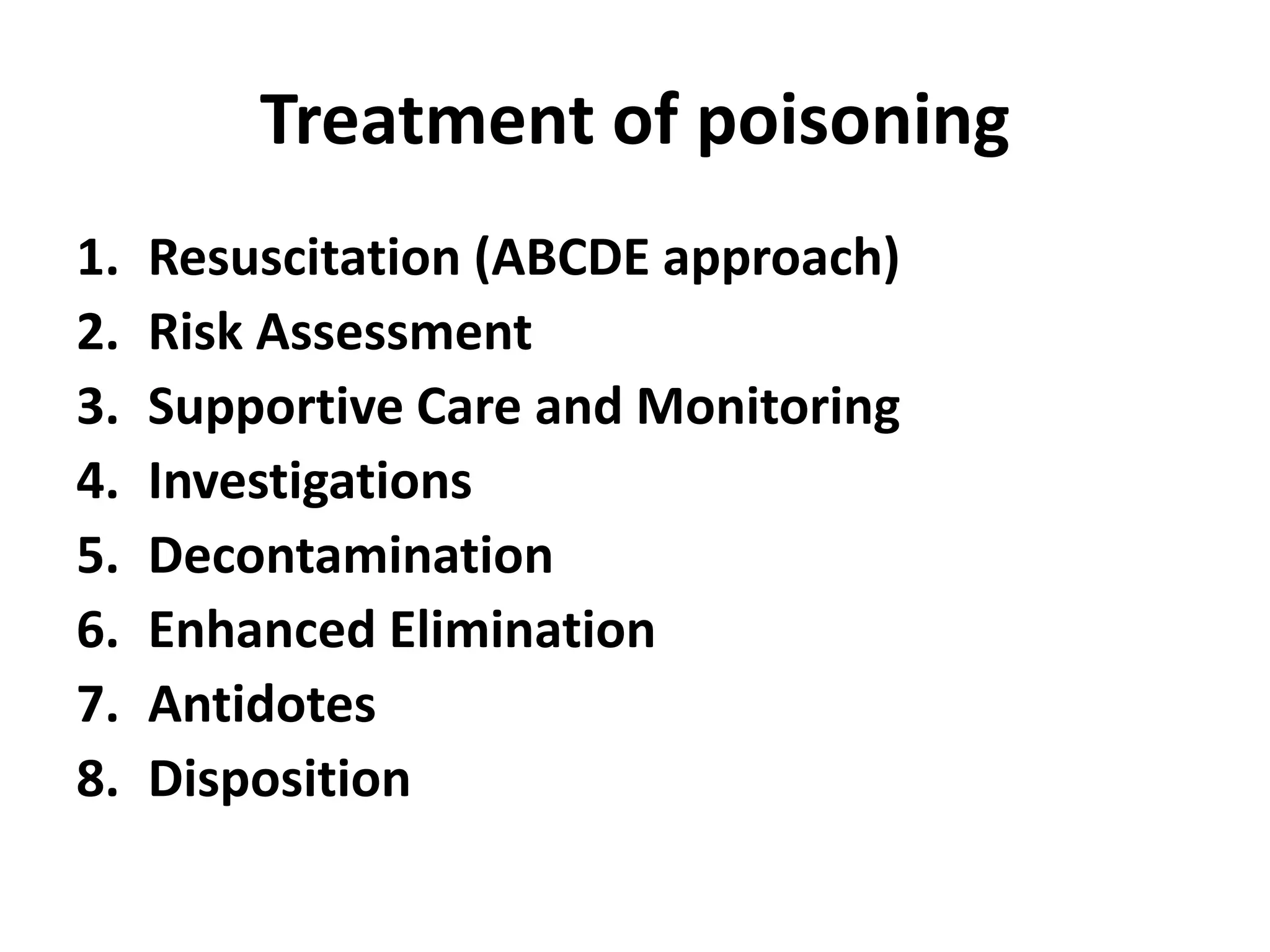 Poisoning & Drug overdose | PPTX