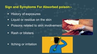Poisoning ppt | PPTX