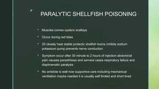 Shellfish Paralysis poisoning ppt 1 ......................pptx