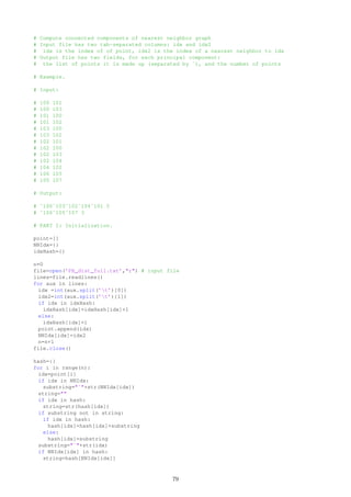 else:
product=math.exp(product)
return[expectation,variance,product]
6.2.2 Compute E[T], Var[T] and E[Tr
]
This computation is done via simulations. The input parameters are λ, s, r. See code below.
def var_T(type,llambda,s,r,n):
# Return var(T) and E(Tˆr) computed on simulated data (2n+1 points)
# Type specifies the distribution F, lambda the intensity, s the scaling factor
# r=1 yields the expectation
xs=[]
m=0
for k in range(-n,n+1):
ranx=random.random()
xs.append(deviate(type,llambda,s,k))
m=m+1
xs.sort()
expectation=0
variance=0
moment_r=0
k1=int(m/4)
k2=int(3*m/4)
for k in range(k1,k2+1):
dist=(xs[k]-xs[k-1])
expectation=expectation+dist
variance=variance+(dist*dist)
moment_r=moment_r+(dist**r)
expectation=expectation/(k2-k1+1)
variance=(variance/(k2-k1+1))-(expectation*expectation)
moment_r=moment_r/(k2-k1+1)
return[expectation,variance,moment_r]
6.2.3 Produce random deviates for various F’s
Below is the code to generate deviates from selected distributions (uniform, logistic, Cauchy), using inverse
transform sampling [Wiki]. Note that these deviates are centered at k, which is an input parameter. To
produce standard deviates (centered at the origin), set k to zero. The scaling factor s is a function of the
variance σ2
. Table 1 provides the conversion table between s and σ2
. A standard reference on this topic is
Ripley [69]. See also [50].
def deviate(type,llambda,s,k):
# Generate random deviate for F determined by type
# centered at k/lambda, scaling factor s
ranx=random.random()
if type == Logistic:
z=k/llambda+s*math.log(ranx/(1-ranx))
elif type == Uniform:
z=k/llambda+2*s*(ranx-1/2)
elif type == Cauchy:
z=k/llambda+s*math.tan(pi*(ranx-1/2))
return(z)
6.2.4 Compute F(x) for Various F
Below is the code to compute F(x), the value of the cumulative distribution (CDF) for selected distributions,
given x, λ and s. Note that these CDF’s are centered at k, which is an input parameter. To use for the standard
73
 
