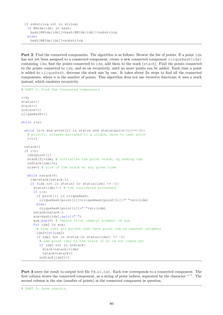 CDF (centered at the origin), set k to zero. The scaling factor s is a function of the variance σ2
. Table 1
provides the conversion table between s and σ2
.
def CDF(type,llambda,s,k,x):
# Returns F((x-k/lambda)/s), with F determined by type
if type == Logistic:
z= 1/2+ (1/2)*math.tanh((x-k/llambda)/(2*s))
elif type == Uniform:
z= 1/2 + (x-k/llambda)/(2*s)
if z=0:
z=0
if z1:
z=1
elif type == Cauchy:
z= 1/2 +math.atan((x-k/llambda)/s)/pi;
return(z)
6.3 Source Code: Radial Cluster Simulation
On GitHub: PB radial.py. Simulates realizations of the cluster processes featured in Sections 2.1 and 2.1.2,
to produce Figures 3 and 4. The parent process is Poisson-binomial with F being uniform, λ = 1, and consisting
of the blue crosses in Figure 4. The points of this process are called the centers. A radial process – the child
process – with up to 15 points, is attached to each random center (X, Y ). It shows up as green dots in Figure 4.
Each point (X′
, Y ′
) of this child process is generated as follows:
X′
= X + log
 U
1 − U

cos(2πV )
Y ′
= Y + log
 U
1 − U

sin(2πV )
where U, V are independent uniform deviates on [0, 1].
# PB_radial.py
import math
import random
random.seed(100)
s=10
pi=3.14159265358979323846264338
file=open(’PB_radial.txt’,w)
for h in range(-30,31):
for k in range(-30,31):
# Create the center (parent Poisson-binomial process, F uniform)
ranx=random.random()
rany=random.random()
x=h+2*s*(ranx-1/2)
y=k+2*s*(rany-1/2)
line=str(h)+t+str(k)+tCentert+str(x)+t+str(y)+n
file.write(line)
# Create the child, radial process (up to 15 points per center)
M=int(15*random.random())
for m in range(M):
ran1=random.random()
ran2=random.random()
factor=math.log(ran2/(1-ran2))
74
 