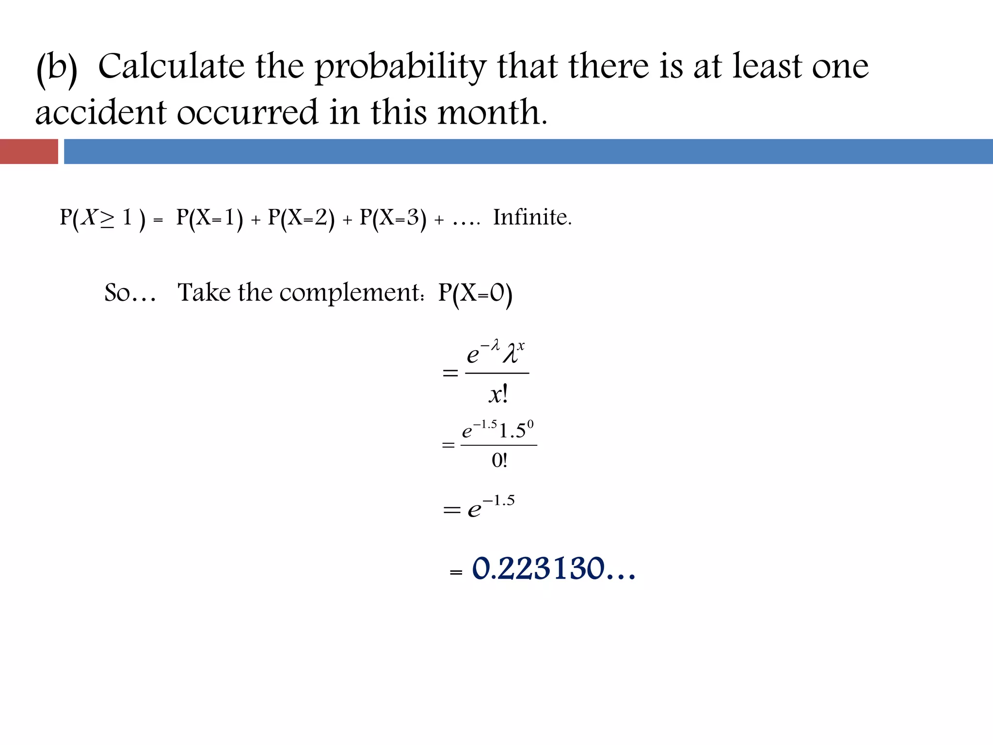 Poisson distribution: Assumption, Mean and variance | PPT
