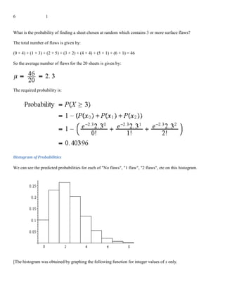 Jen Poisson Poisson distribution jen | DOCX