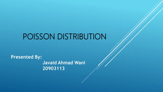 Poisson distribution presentation