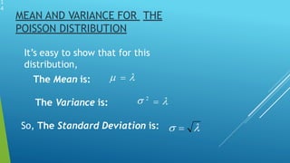 Poisson distribution presentation