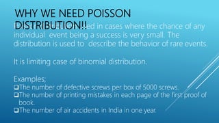 Poisson distribution presentation