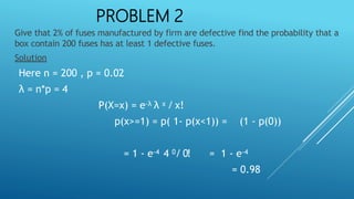 Poisson distribution presentation