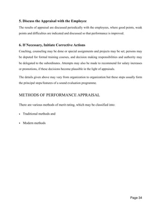 dissertation on performance appraisal