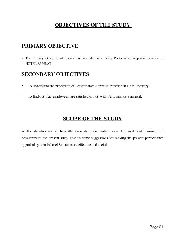Picking Up Dissertation Topics On Performance Appraisal