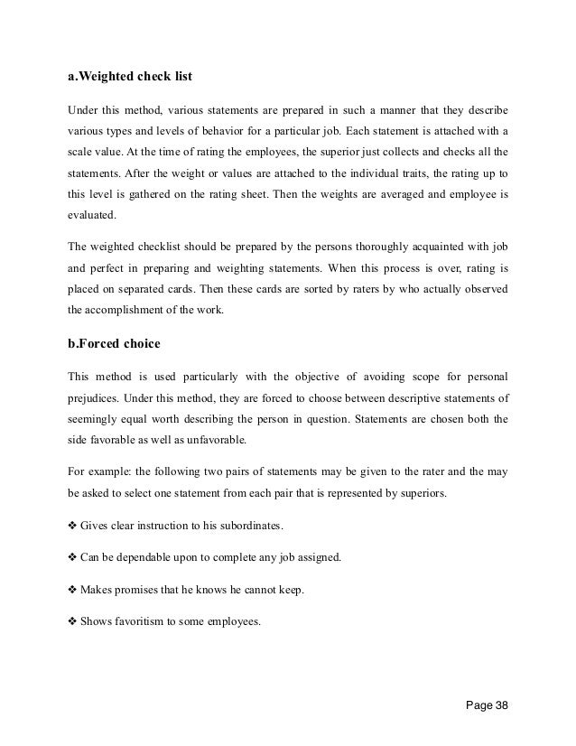 phd thesis performance appraisal