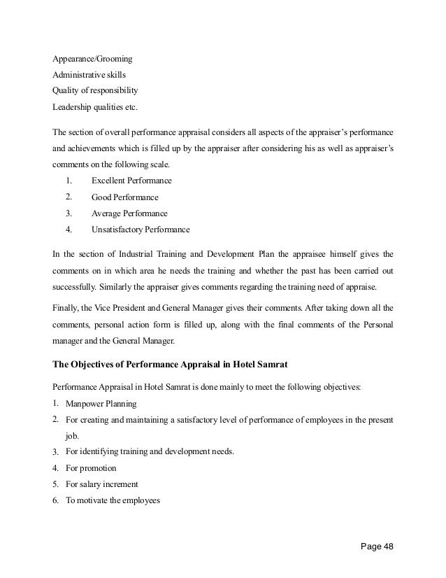 Phd thesis performance appraisal