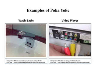Wash Basin Video Player
Examples of Poka Yoke
 