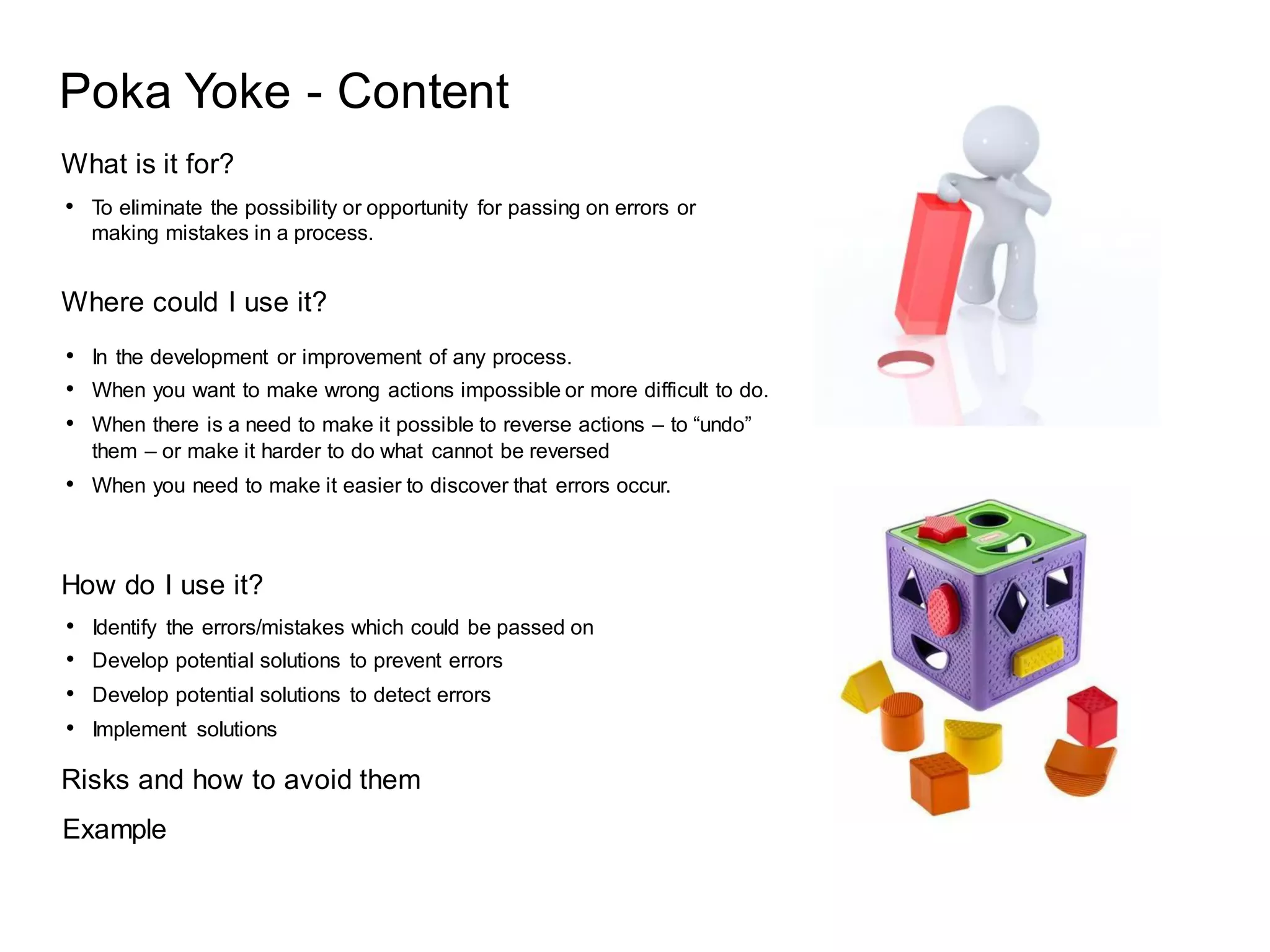 Poka yoke error proofing | PDF