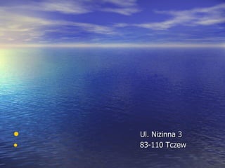 Ul. Nizinna 3 83-110 Tczew 