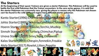 Pokémon – The Unova Pokédex: Annotated