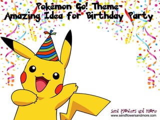 Pokemon go Theme-Amazing Idea for Birthday Party