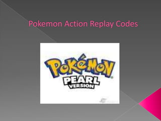 Pokemon Action Replay Codes 