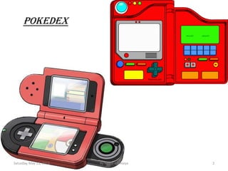 Pokemon Handheld Electronic Unova Pokedex *TESTED WORKING*