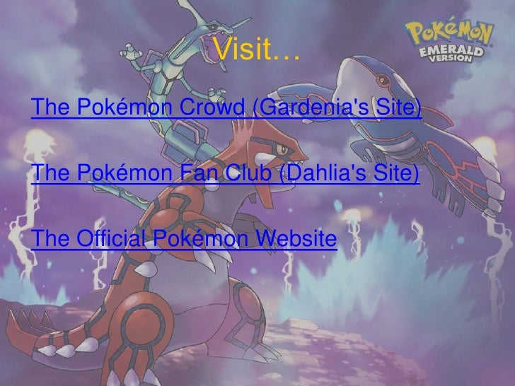 Official Pokemon Fan Club