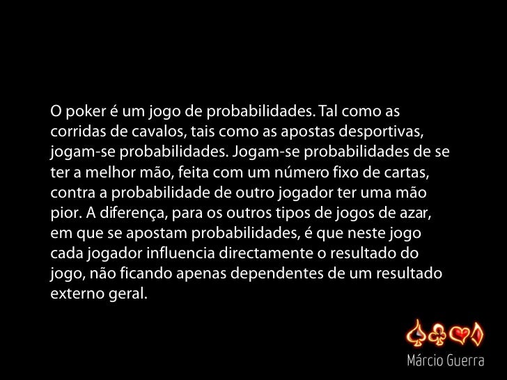 Probabilidades no poker texas holdem m hands