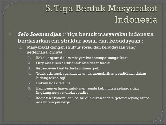 pokok pokok sistem sosial budaya indonesia pokok pokok sistem sosial budaya indonesia