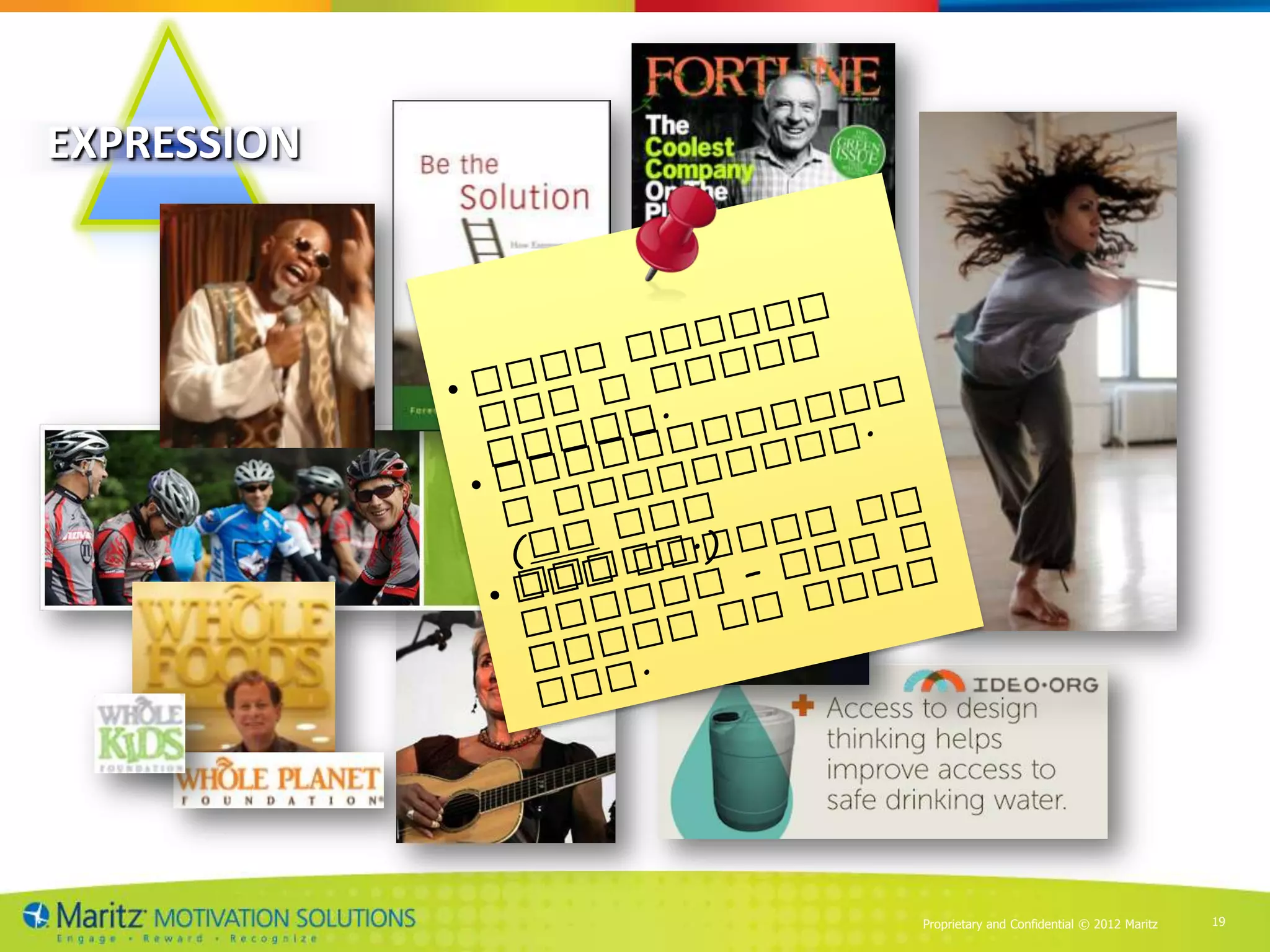 EXPRESSION




             Proprietary and Confidential © 2012 Maritz   19
 