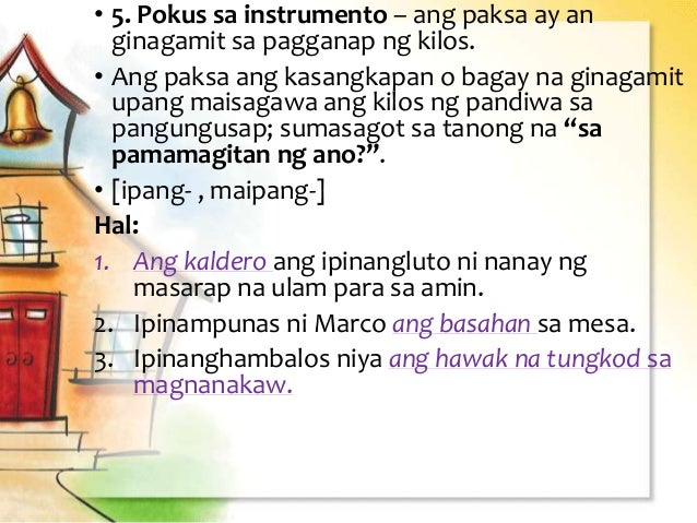 Ano Ang Kahulugan Ng Pokus Sa Gamit - kahalagang