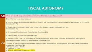 FISCAL AUTONOMY
 